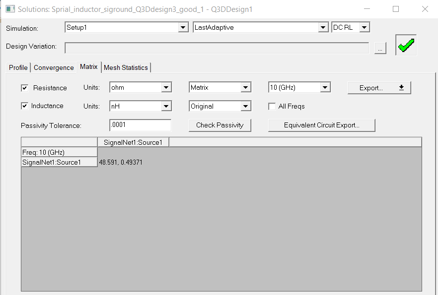Spiralinductor_Q3Ddesign3_good_Coil_5n_w2um_Er2.55_DC_LR